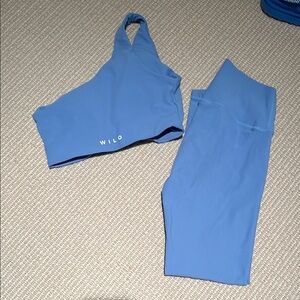 WILO Women's Blue Leggings Set